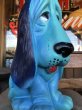 画像8: 70s Vintage NY Vinyl Plastic Dog Bank Basset hound Blue (T320)  (8)