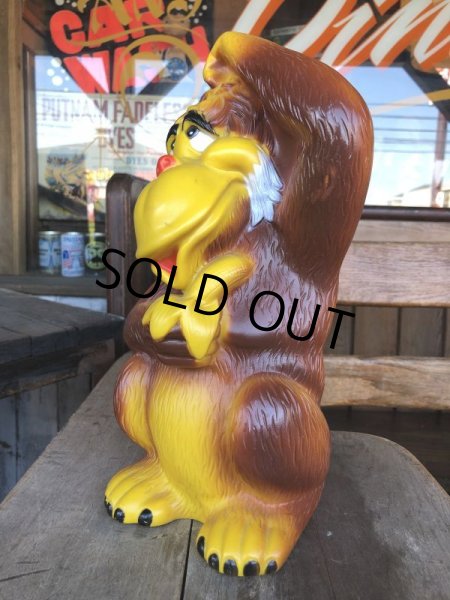画像4: Vintage Banker systems Plastic Coin Bank Happy Monkey (T325)  (4)