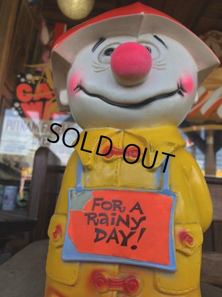 画像8: Vintage Play Pal Plastic Coin Bank For A Rainy Day (T328)  (8)