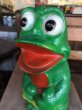 画像8: Vintage Psychedelic Hippie Frog Piggy Bank Green (T323)  (8)