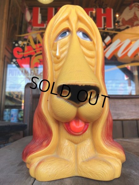 画像9: 70s Vintage My Toy Plastic Bank Basset hound SAD EYE DOG (T321)  (9)