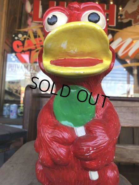 画像8: Vintage Psychedelic Hippie Frog Piggy Bank Red (T324)  (8)