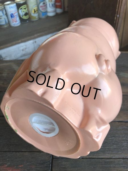 画像9: Vintage My toy Inc Plastic Coin Bank Lady Piggy (T337)  (9)