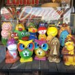 画像8: Vintage BDS Plastic Bank Psychedelic Hippie Owl Yellow (T331)  (8)