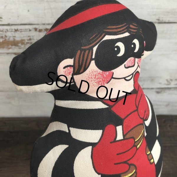 画像5: 80s Vintage McDonald's Pillow Doll Hamburglar (T346)  (5)