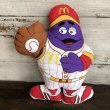 画像1: 80s Vintage McDonald's Pillow Doll Grimace (T344)  (1)