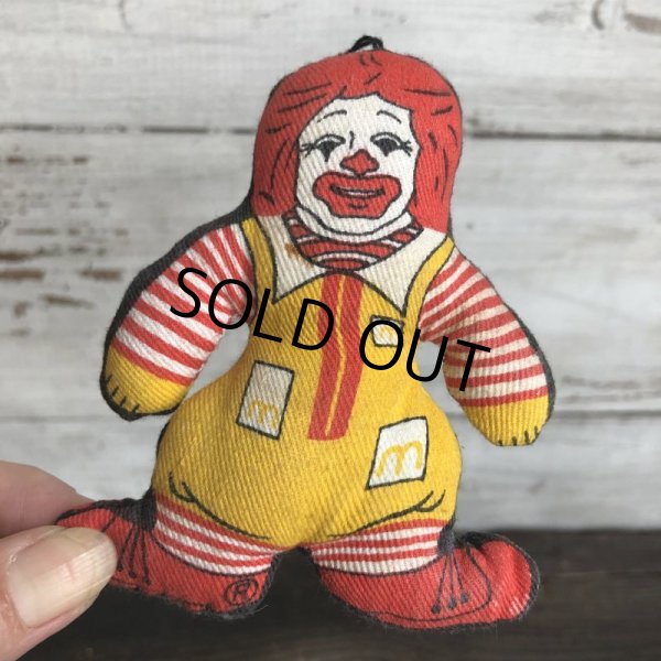 画像2: 80s Vintage McDonald's Pillow Doll Ronald Mini (T347)  (2)