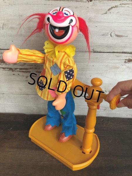 画像2: 70s Vintage MATTEL Dancing Clown Figure (T361) 　 (2)