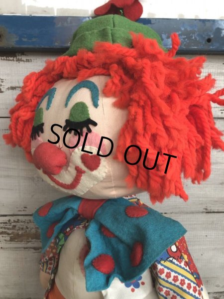 画像8: 60s Vintage Clown Doll 60cm! (T362) 　 (8)