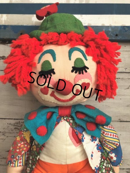 画像5: 60s Vintage Clown Doll 60cm! (T362) 　 (5)