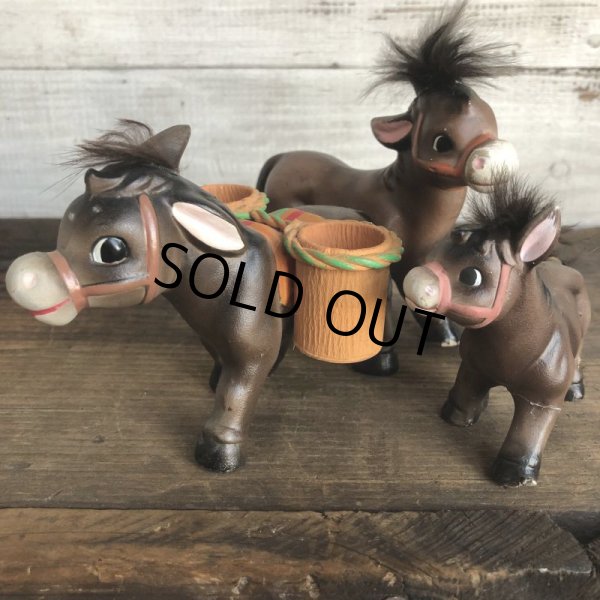 画像3: Vintage Enesco Donkey Set (T365) (3)