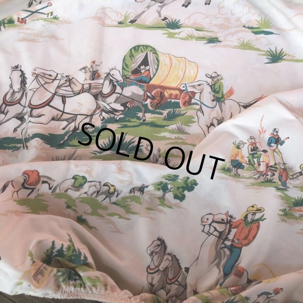 画像7: Vintage Fabric Western Queen Size (T368)   (7)