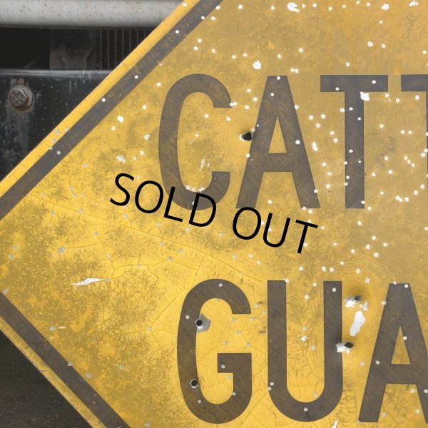 画像6: Vintage Road Sign CATTLE GUARD (T370) (6)