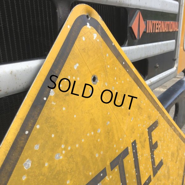 画像5: Vintage Road Sign CATTLE GUARD (T370) (5)