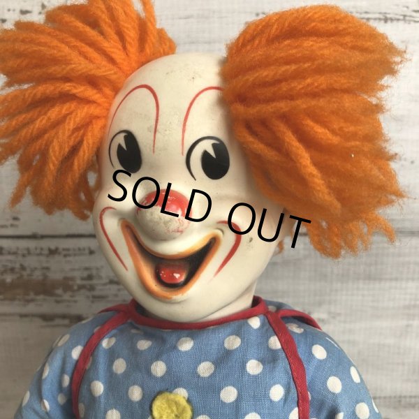 画像4: 60s Vintage Knickerbocker BOZO the Clown Doll (T375) (4)