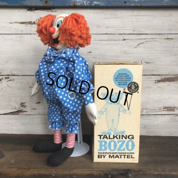 画像3: 60s Vintage Mattel BOZO the Clown Doll W/BOX (T377) (3)