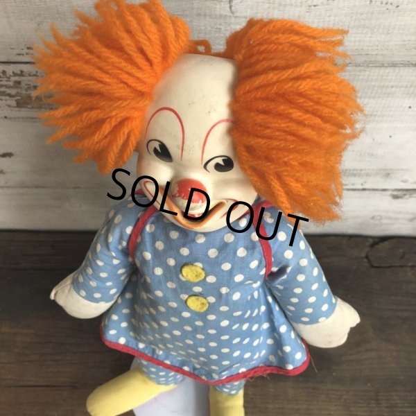 画像3: 60s Vintage Knickerbocker BOZO the Clown Doll (T375) (3)