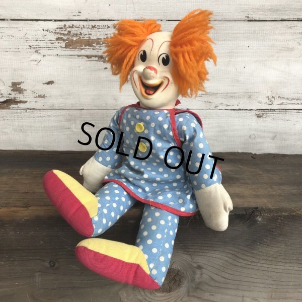 画像1: 60s Vintage Knickerbocker BOZO the Clown Doll (T375) (1)