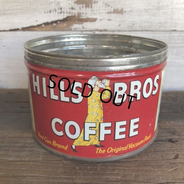 画像1: Vintage Can HILLS BROS Coffee (T384) (1)