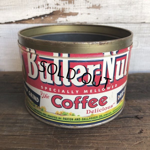 画像1: Vintage Can Butter Nut Coffee (T386) (1)