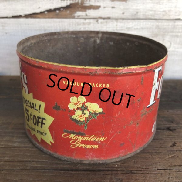 画像5: Vintage Can Folger's Coffee (T388) (5)