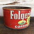 画像3: Vintage Can Folger's Coffee (T388) (3)