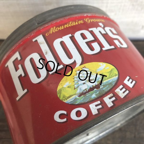 画像6: Vintage Can Folger's Coffee (T387) (6)