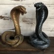 画像11: Vintage 1960s UNIVERSAL STATUARY Gold King Cobra 16' Statue Black (T393) (11)