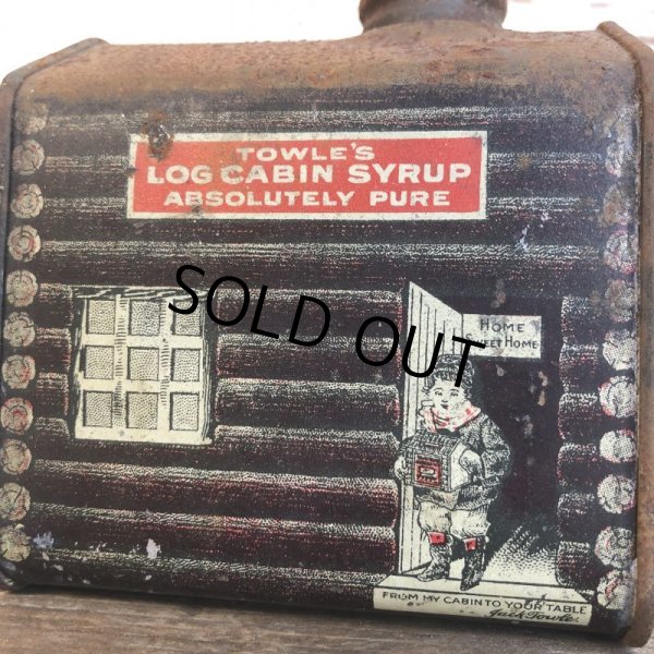 画像8: Vintage Can Towle's LOG CABIN SYRUP (T376) (8)