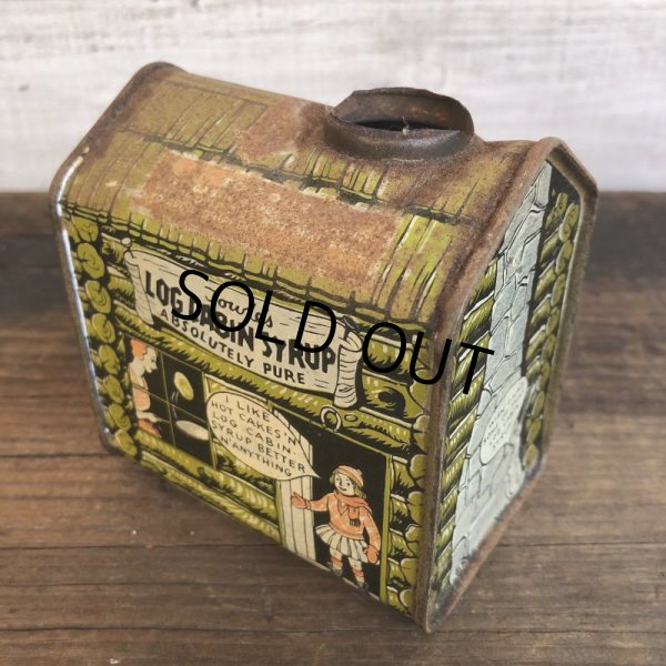 画像2: Vintage Can Towle's LOG CABIN SYRUP (T375) (2)