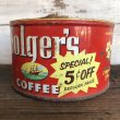 画像4: Vintage Can Folger's Coffee (T388) (4)