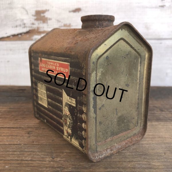 画像2: Vintage Can Towle's LOG CABIN SYRUP (T376) (2)
