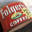 画像7: Vintage Can Folger's Coffee (T388) (7)