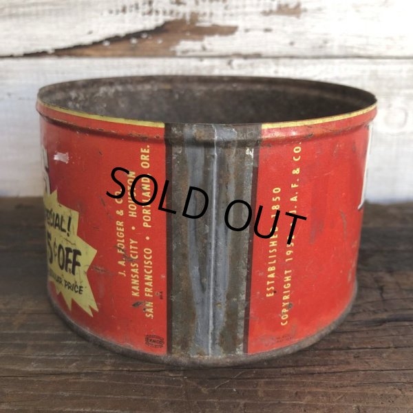 画像2: Vintage Can Folger's Coffee (T388) (2)