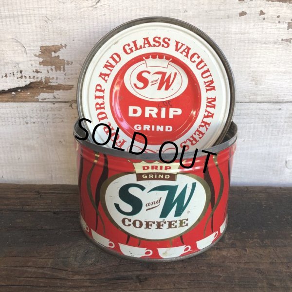 画像1: Vintage Can S and W Coffee (T379) (1)