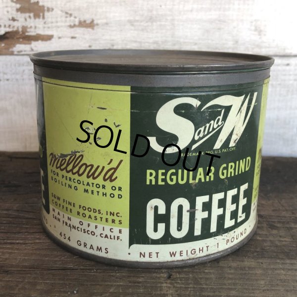 画像9: Vintage Can S and W Coffee (T377) (9)