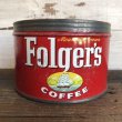 画像3: Vintage Can Folger's Coffee (T387) (3)