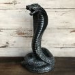 画像4: Vintage 1960s UNIVERSAL STATUARY Gold King Cobra 16' Statue Black (T393) (4)