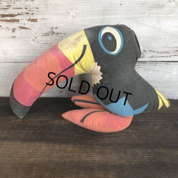 画像1: 60s Vintage Pillow Doll Kellogg's Toucan Sam (T356)  (1)