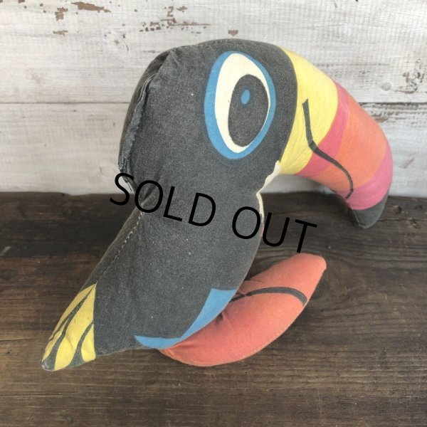 画像3: 60s Vintage Pillow Doll Kellogg's Toucan Sam (T356)  (3)