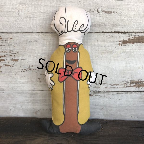 画像1: 〜70s Vintage Advertising Pillow Doll Kahu's Hot Dog  (T358)  (1)