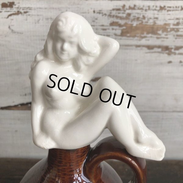 画像6: 50s Vintage Lay Off Nude Decanter Pin Up Girl (T398) (6)