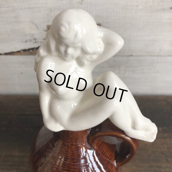 画像5: 50s Vintage Lay Off Nude Decanter Pin Up Girl (T398) (5)