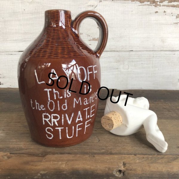 画像7: 50s Vintage Lay Off Nude Decanter Pin Up Girl (T398) (7)