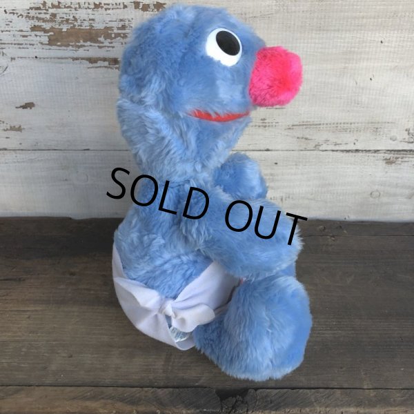 画像2: Vintage Hasbro BABY Grover Plush Doll (T410) (2)