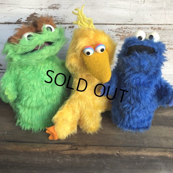 画像8: Vintage Knickerbocker Sesame Street Big Bird Hand Puppet Doll (T406) (8)