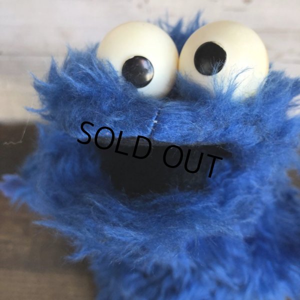 画像7: Vintage Knickerbocker Sesame Street Cookie Monster Hand Puppet Doll (T407) (7)