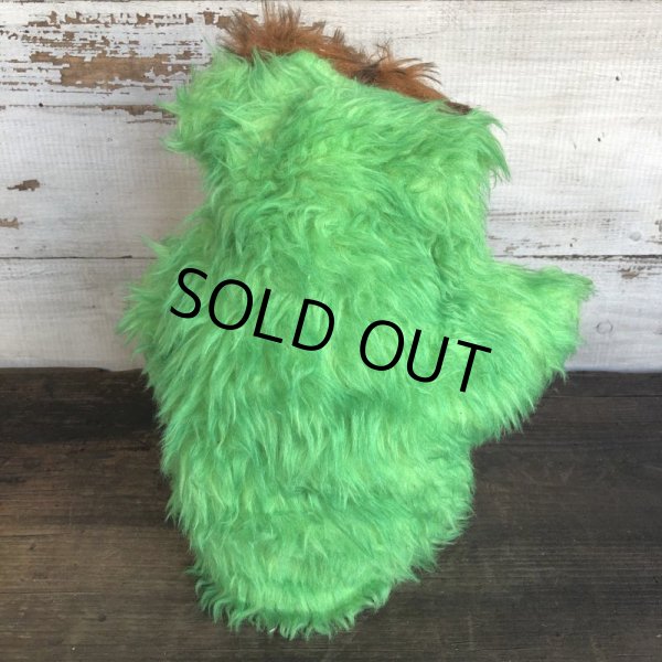 画像4: Vintage Knickerbocker Sesame Street Oscar Hand Puppet Doll (T408) (4)