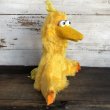 画像3: Vintage Knickerbocker Sesame Street Big Bird Hand Puppet Doll (T406) (3)