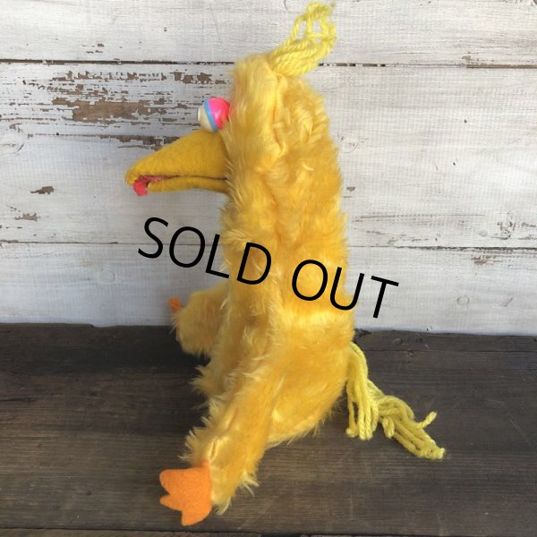画像5: Vintage Knickerbocker Sesame Street Big Bird Hand Puppet Doll (T406) (5)